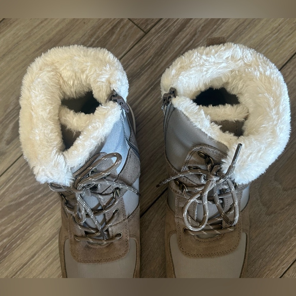 NIB Weatherproof Vintage Faux Fur Storm Winter Ankle Sneaker Boots - Picture 9 of 12